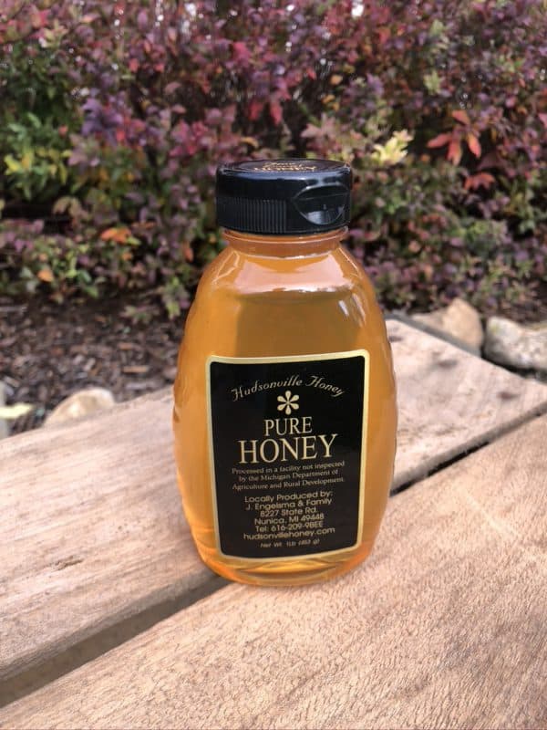 16 oz squeeze jar of honey